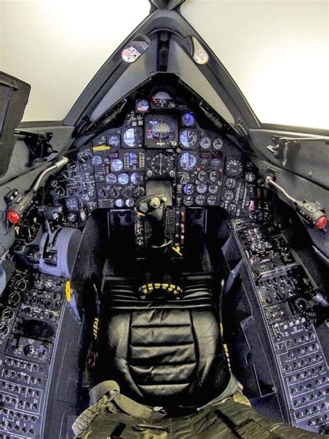 Cockpit of the SR-71 Blackbird, last flown today in 1978. : pics