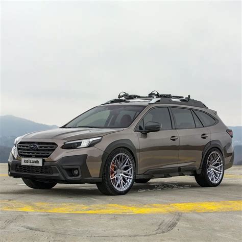 Subaru Outback Gets Counterintuitively Lower, Looks Rad With CGI Chrome Delete - autoevolution