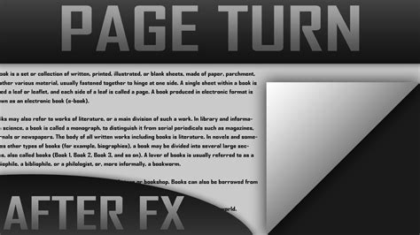 How to Animate a Page Turn: After Effects Tutorial - YouTube