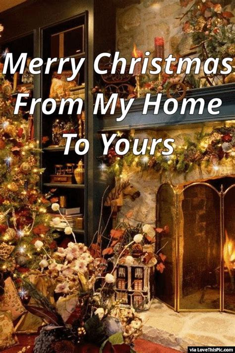 Merry Christmas From My Home To Yours Gif Quote christmas merry christmas christmas gif… | Merry ...