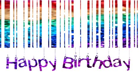 Happy Birthday Barcode SVG