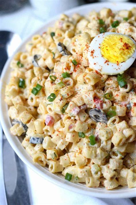 Deviled Egg Macaroni Salad Recipe-Butter Your Biscuit