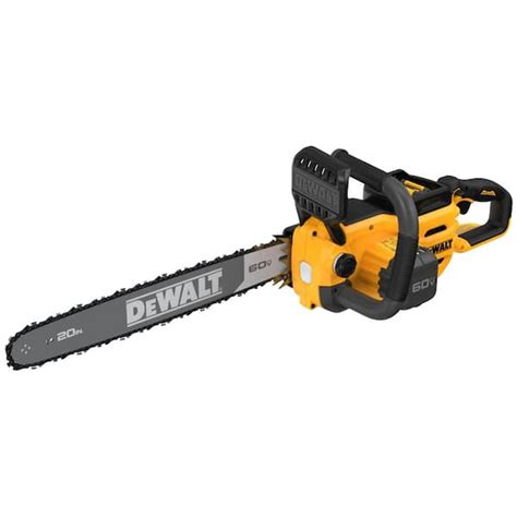 DEWALT 60-Volt MAX 20 Brushless Electric Cordless Chainsaw Kit And ...