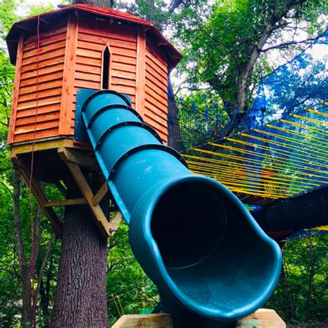 Backyard Deck & Treehouse Slides - Practice Sports