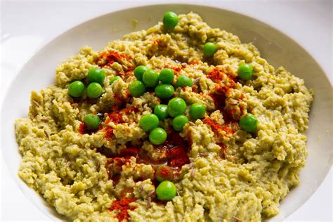 Split Pea Hummus with Roasted Garlic and Cumin - Thinly Spread