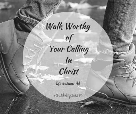 Walking Worthy of our Calling in Christ - Beautiful in Jesus