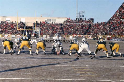 Pin by Rick on Vintage NFL | Ice bowl, Nfl championships, Vintage football