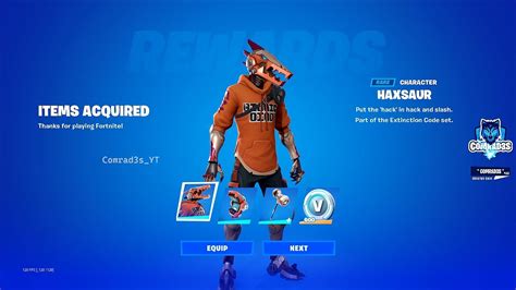 Fortnite Chapter 4 Season 4 Starter Pack Showcase - Haxsaur Starter Pack in Fortnite - YouTube