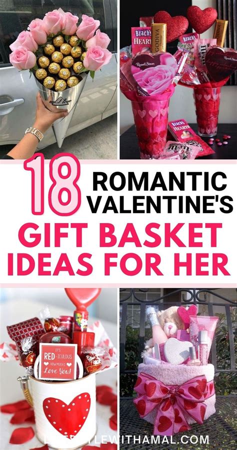 18 Cute & DIY Valentine's Day Gift Basket Ideas For Her She'll Swoon ...