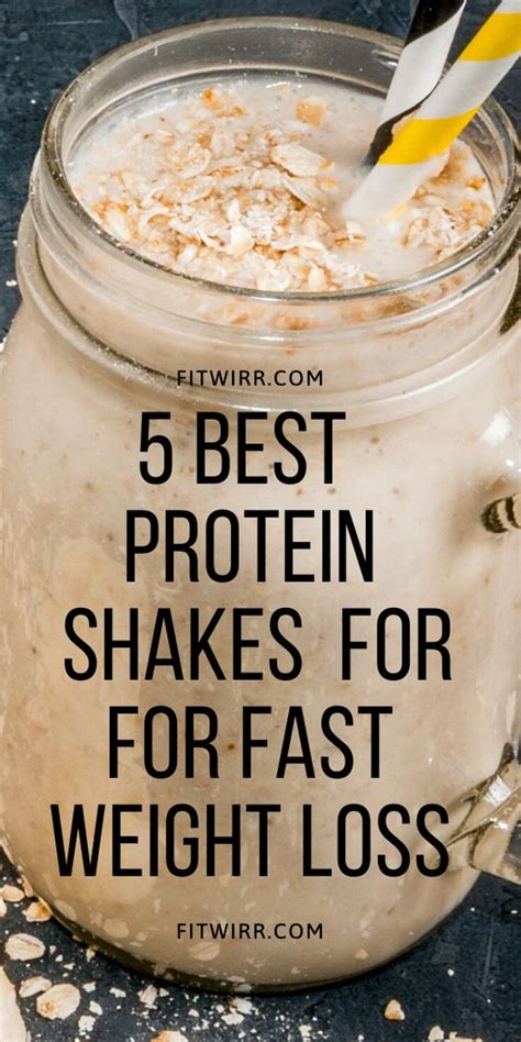 Fast weight loss: 5 Best Protein Shakes for Weight Loss