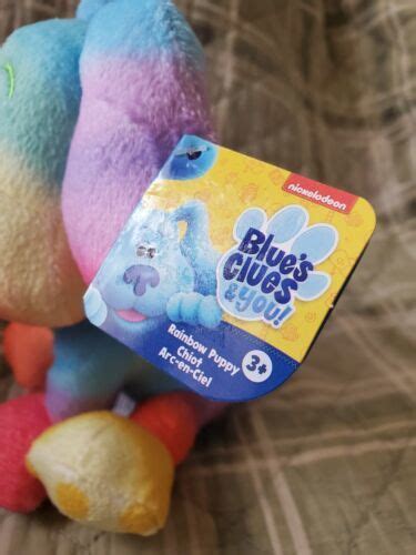 Blues Clues Rainbow Puppy w/ tags Plush Stuffed Animal Toy- Rare! BRAND ...