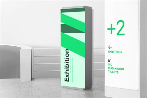 Indoor Signage Free Mockup — Free Mockup World