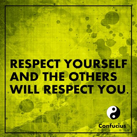 Respect Yourself Confucius Free Stock Photo - Public Domain Pictures
