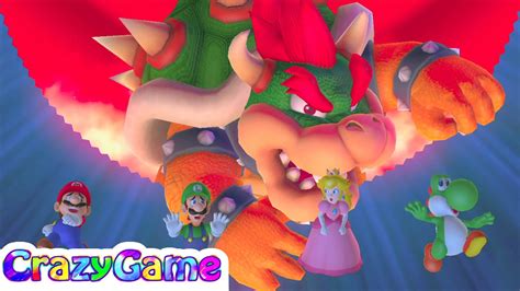 Mario Party 10 Bowser Party Mario Vs Luigi Vs Peach Vs Yoshi - YouTube