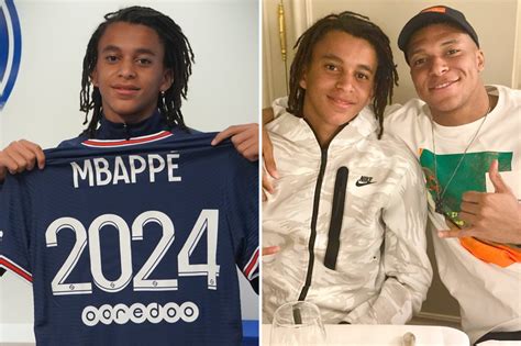 Kylian Mbappe's wonderkid brother Ethan, 15, signs three-year PSG ...