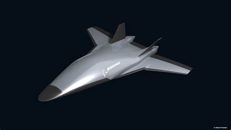 Boeing Reusable Hypersonic Aircraft - 3D Model by Akela Freedom