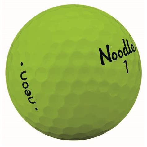 TaylorMade Noodle Neon Green Matte Lime Green 1 Dozen Golf Balls at ...