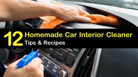 DIY Car Interior Cleaners: Cleaning Dashboard, Windows & Seats