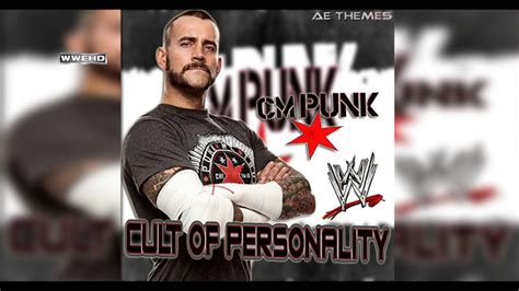 WWE: "Cult Of Personality" (CM Punk) Theme Song + AE (Arena Effect ...