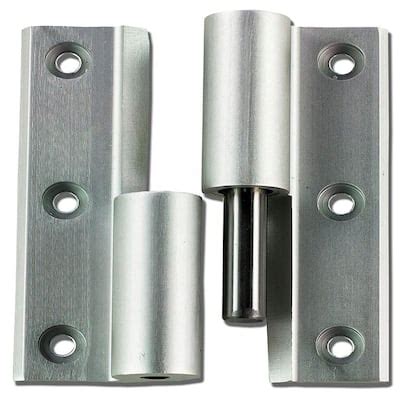 Global Door Controls Deluxe Aluminum Hinge Kit-TH1100-HK1-AL - The Home Depot