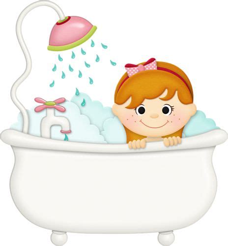 Bathroom clip art girl bath clipart kid - Cliparting.com