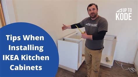 Tips When Installing IKEA Kitchen Cabinets - YouTube