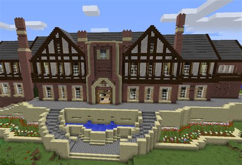 Huge Modern Mansion - GrabCraft - Your number one source for MineCraft buildings, blueprints ...