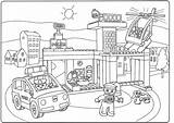 Lego City Coloring Pages  Free Printable sketch template