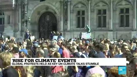 Protests in Paris as climate talks stumble