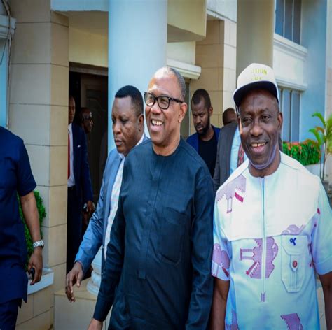 2023: Peter Obi Visits Anambra State Governor, Charles Soludo