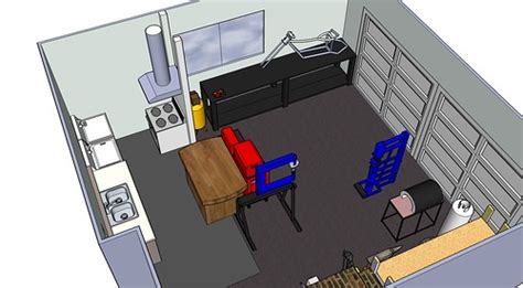 Sketchup Garage 2 | I'm in the process of planning out where… | Flickr