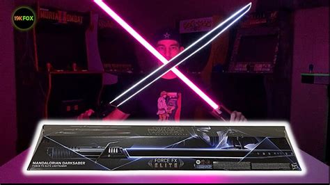 Star Wars Black Series Force FX Elite Darksaber Unboxing and Review - YouTube