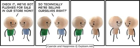 Cyanide and Happiness - Plushies Cyanide And Happiness, Stick Figures, Webcomic, Fandoms ...