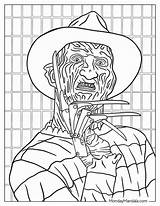 20 Horror Coloring Pages Free PDF Printables sketch template