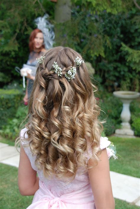 Pretty Waterfall Braid for little bridesmaid or flower girl www ...