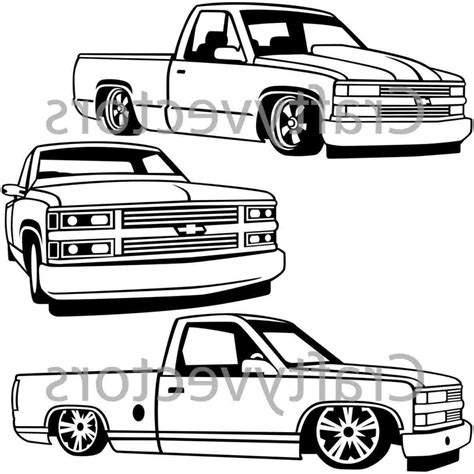 Lifted Truck Drawings | Free download on ClipArtMag