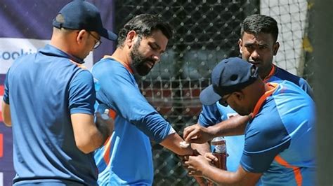 Rohit Sharma overcomes injury scare, keeps pulling | Crickit