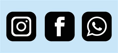 Facebook Instagram Logo White Vector Art, Icons, and Graphics for Free ...