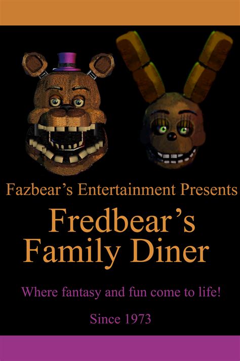 Fredbear's Family Diner Poster by GoldenRichard93 on DeviantArt