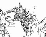 8x10 Skyrim Coloring Pages sketch template