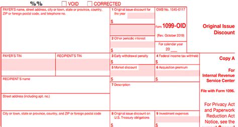 What is an IRS Form 1099-OID | Original Issue Discount Form 2022