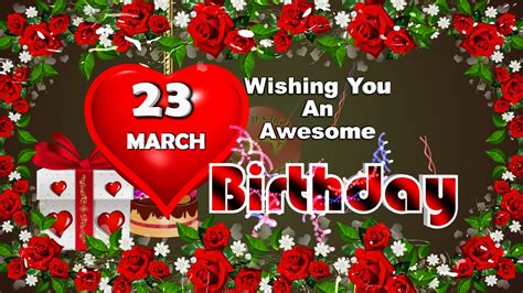 Happy Birthday 23 March - Kaushik Venkatesh