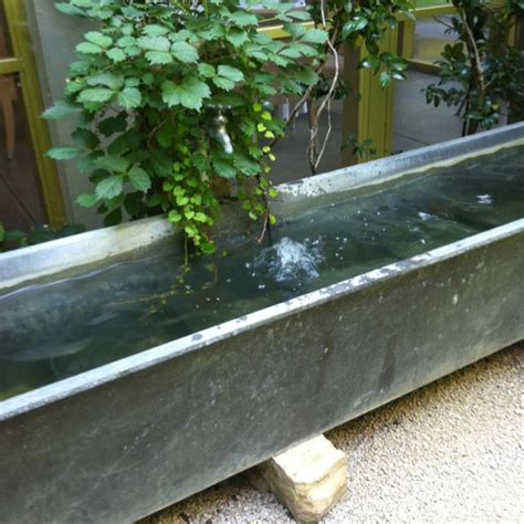 Trough fountain | Planting flowers, Water features, Outdoor life