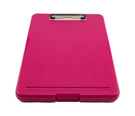 Tytroy Slim Pink Plastic Storage Clipboard Letter Size Clipboard ...