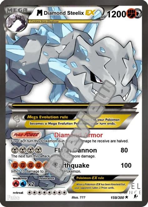 the pokemon card features an image of diamond