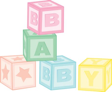 Baby Blocks Stock Illustration - Download Image Now - iStock