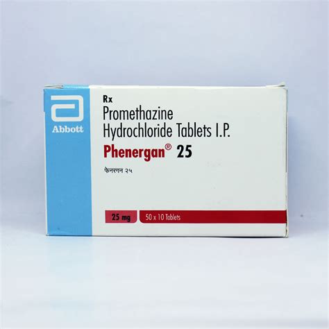 Buy PHENERGAN 25MG 10 tablets online at GymPharmacy