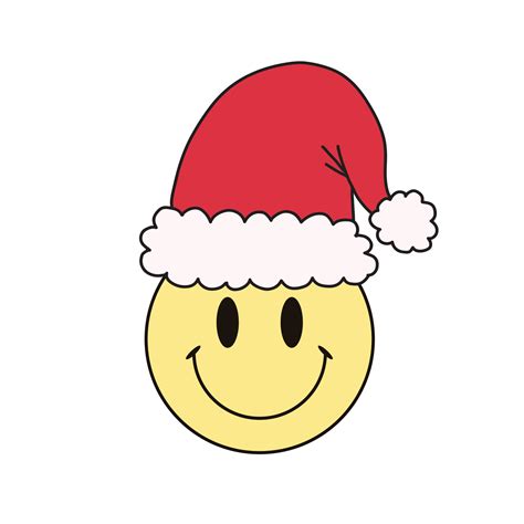 Smiley Face Santa Clipart Frame