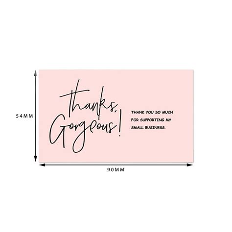 30Pcs Thank You Card Thank You For Your Order Card Praise Labels For ...