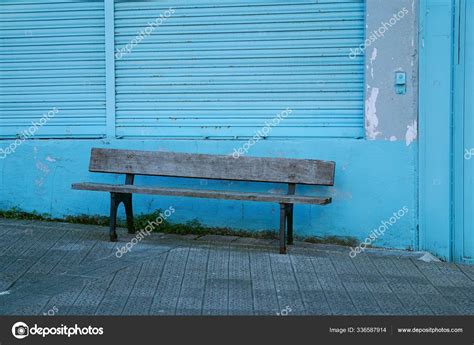 Wooden Bench Street — Stock Photo © PantherMediaSeller #336587914